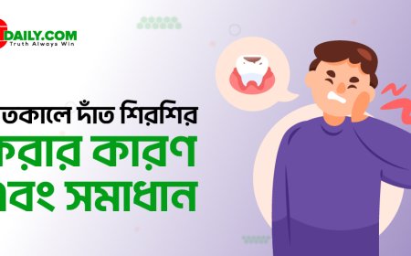 শীতকালে দাঁত শিরশির করার কারণ এবং সমাধান