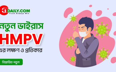 নতুন ভাইরাস HMPV এর লক্ষণ ও প্রতিকার