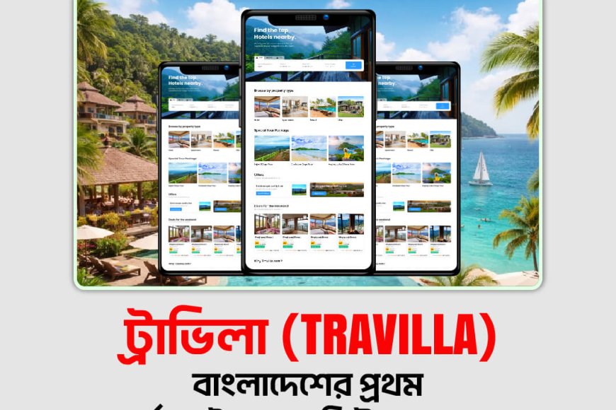ট্রাভিলা (Travilla): বাংলাদেশের প্রথম পূর্ণাঙ্গ ট্রাভেল সলিউশন অ্যাপ